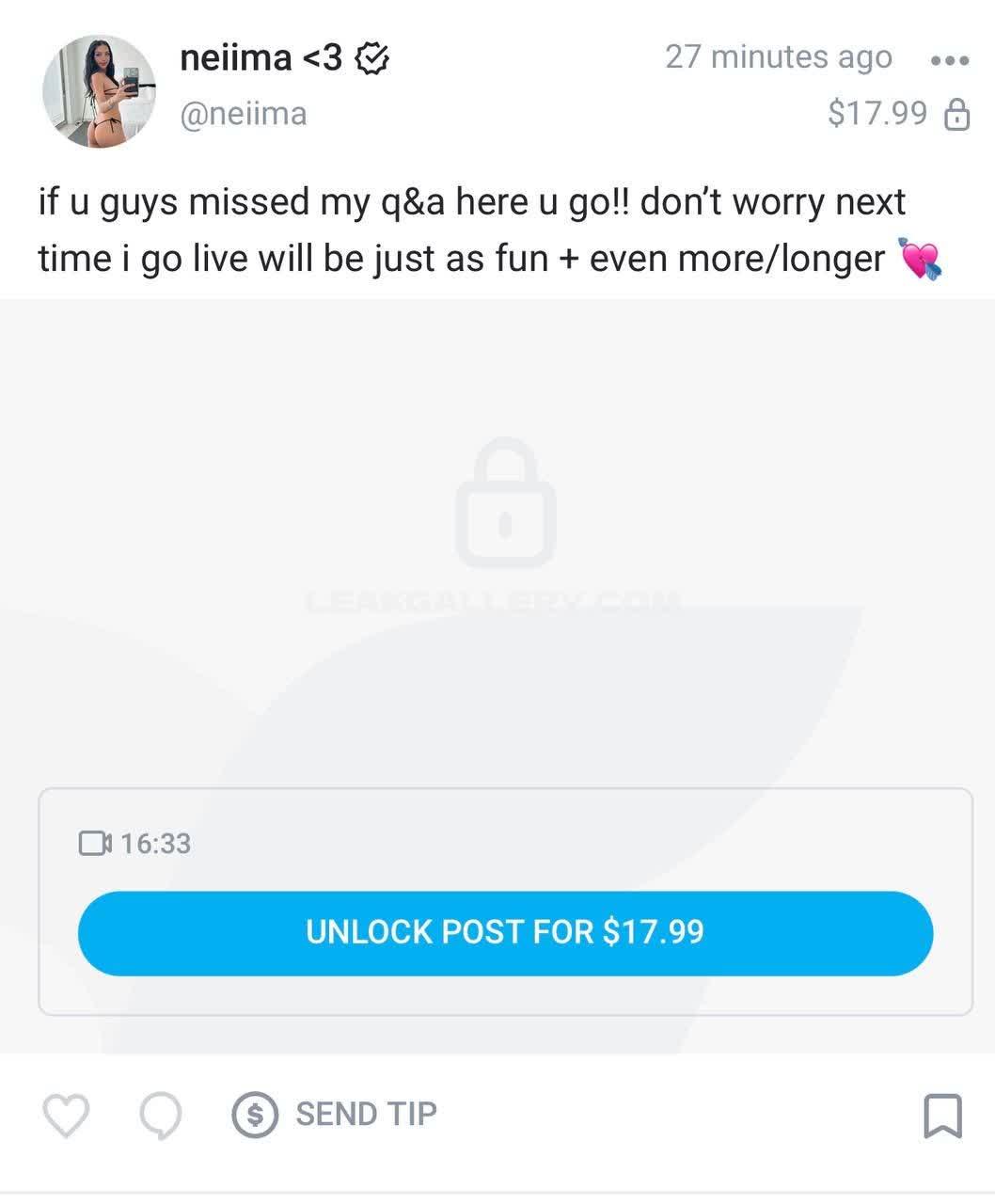 Neiima Эксклюзивная утечка обнаженных OnlyFans #2567216
