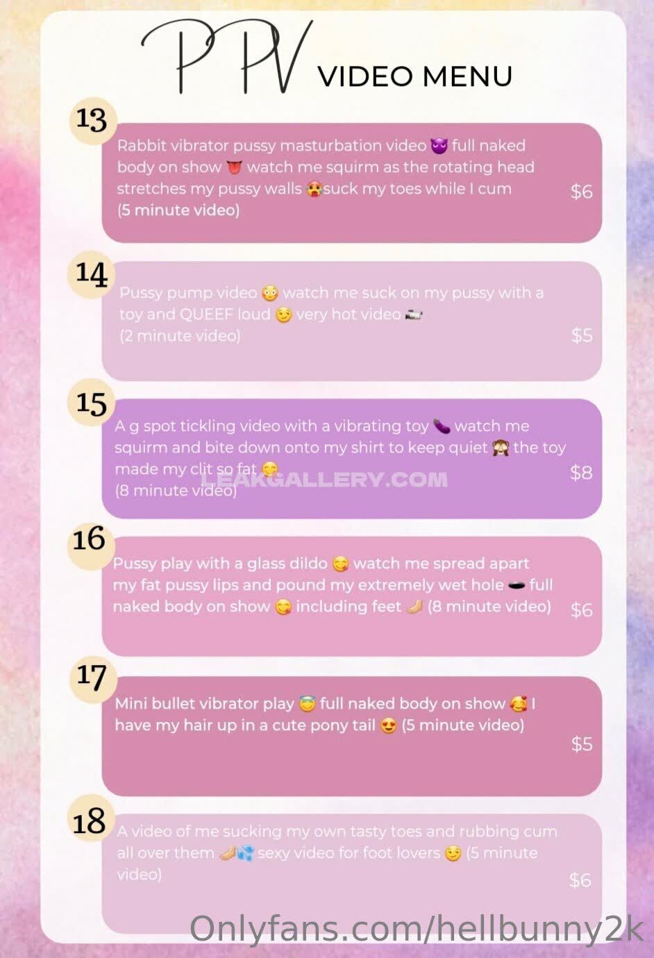 Hellbunny2k 独家泄露的OnlyFans裸照 #100126