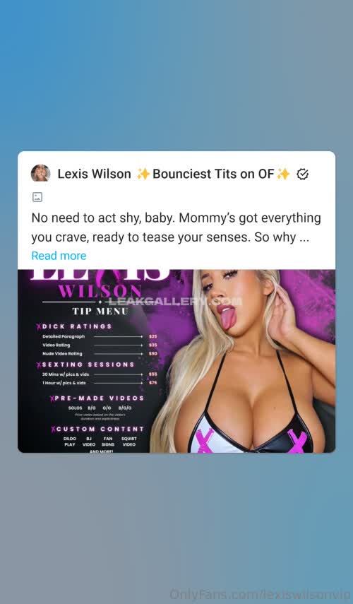 Misslexiswilsonn Exclusive Leaked Nude OnlyFans #930322