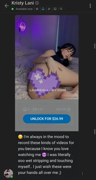 Kristy_lani / kristy Exclusive Leaked Nude Onlyfans #747554