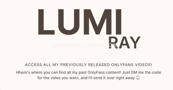 Lumiray Exclusive Leaked Nude Onlyfans #784515