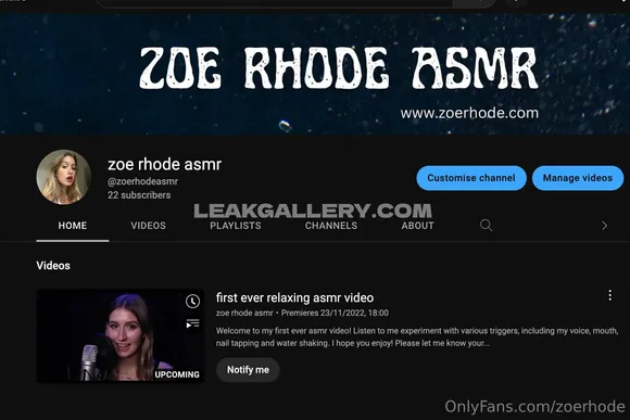 Zoerhode Exclusive Leaked Nude Onlyfans #1787740