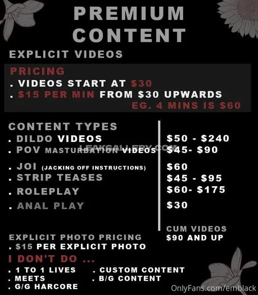 Emblack Exclusive Leaked Nude Onlyfans #333955