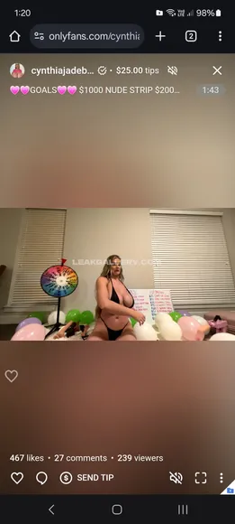 Cynthiajadebabe Exclusive Leaked Nude Onlyfans #1911928