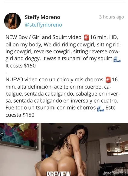 Steffymoreno Exclusive Leaked Nude Onlyfans #1995078