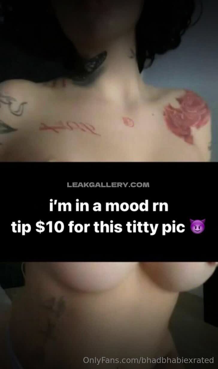 Bhadbhabie Exclusive Leaked Nude OnlyFans #5366512