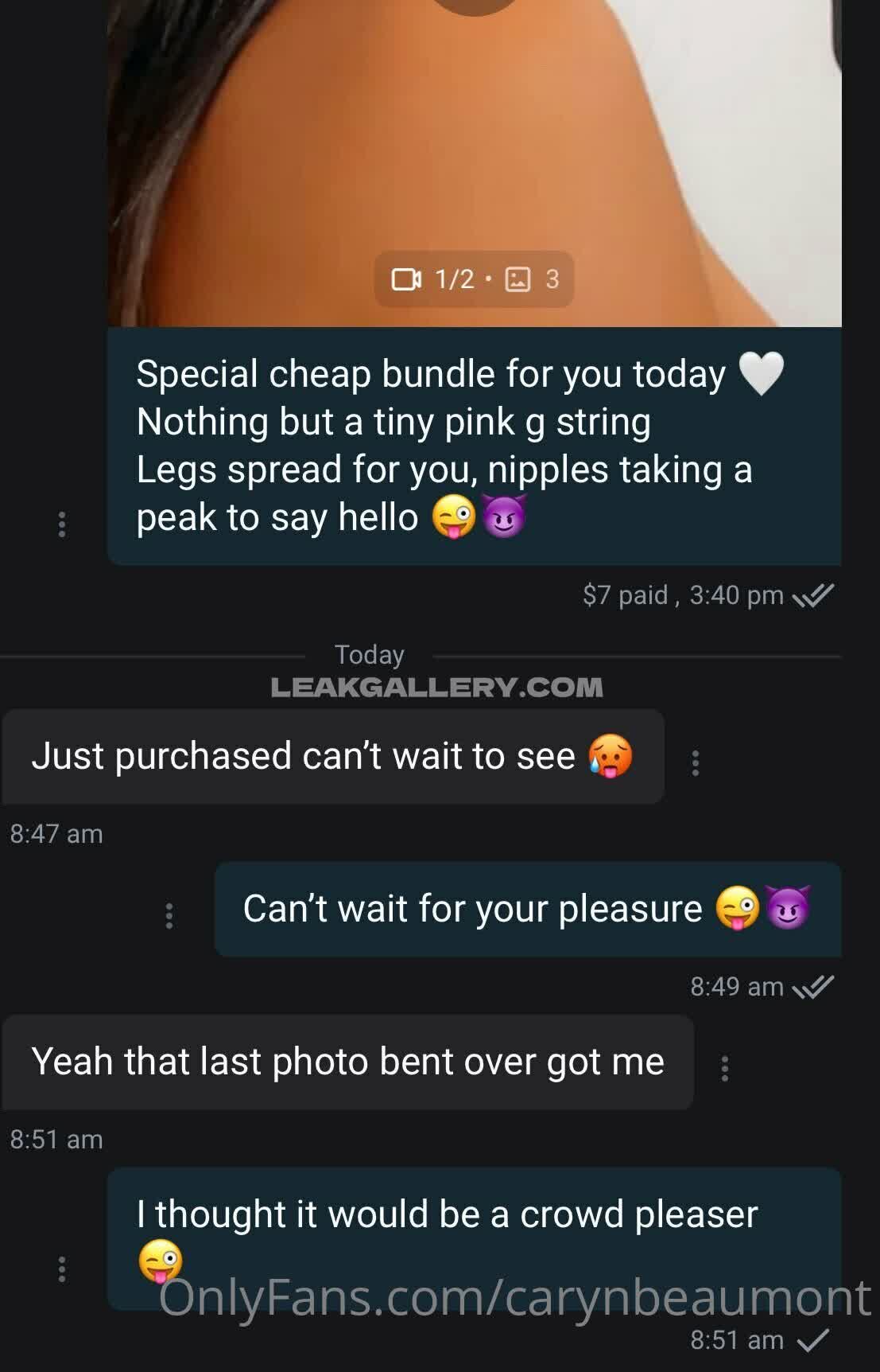 Carynbeaumont Exklusiv geleakte Nacktbilder von OnlyFans #8311786