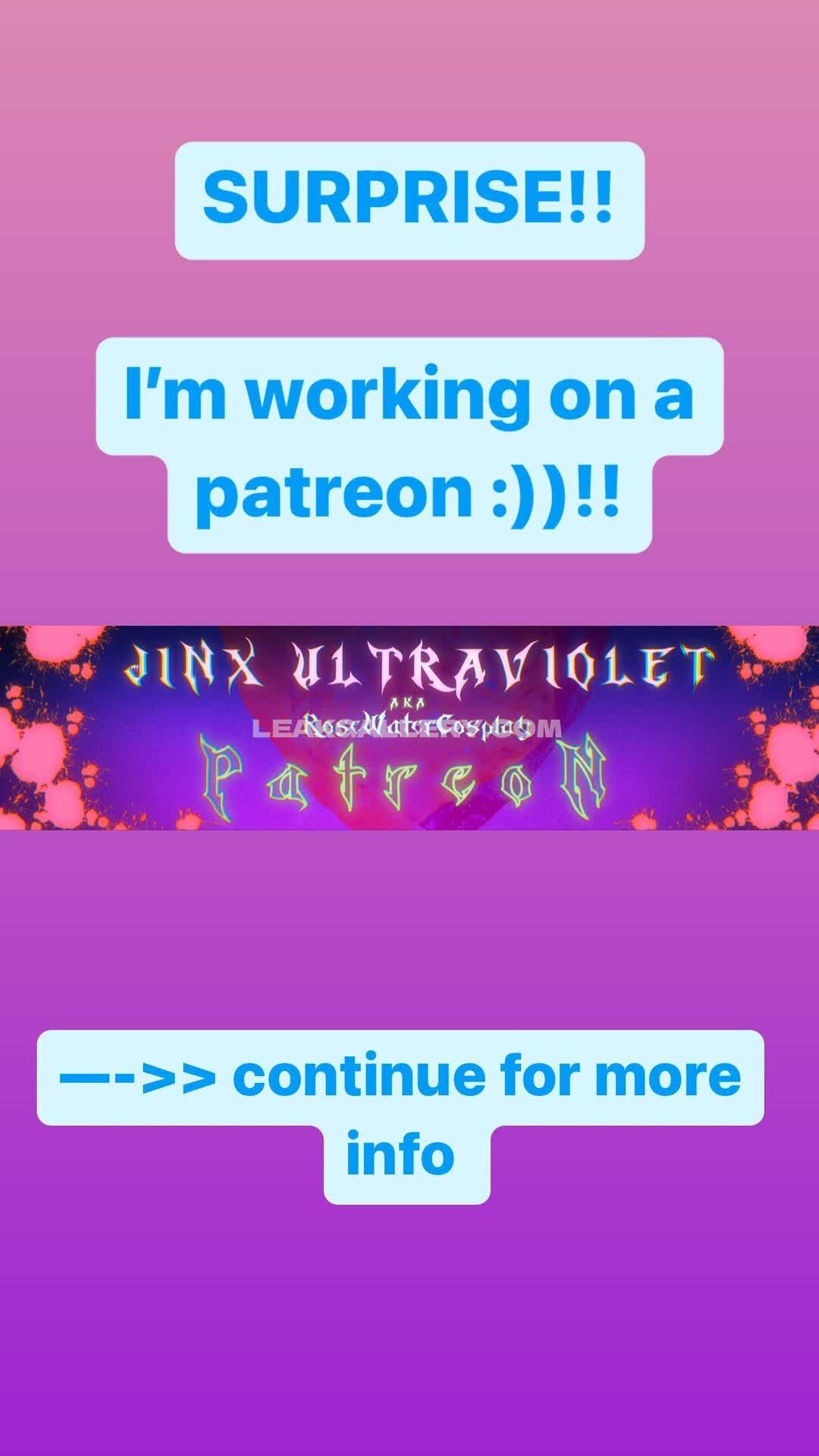 Jinxultraviolet / rosewatercosplay Exclusive Leaked Nude OnlyFans #8042335