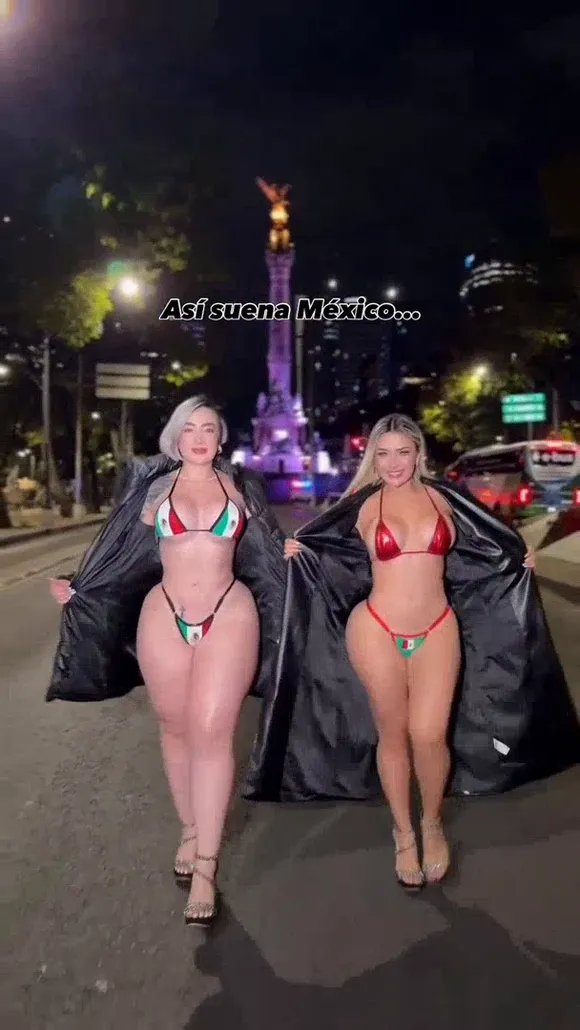 Alemiarojas Bikini Under Open Coat OnlyFans Video Leaked