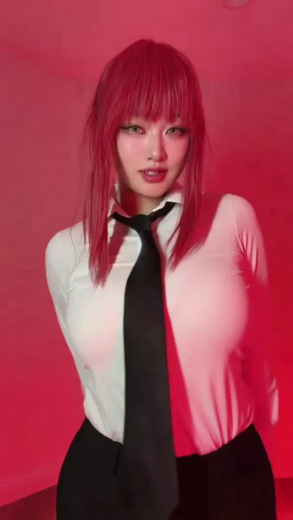 Ammeerrss Red Wig Office Tease OnlyFans Video Leaked