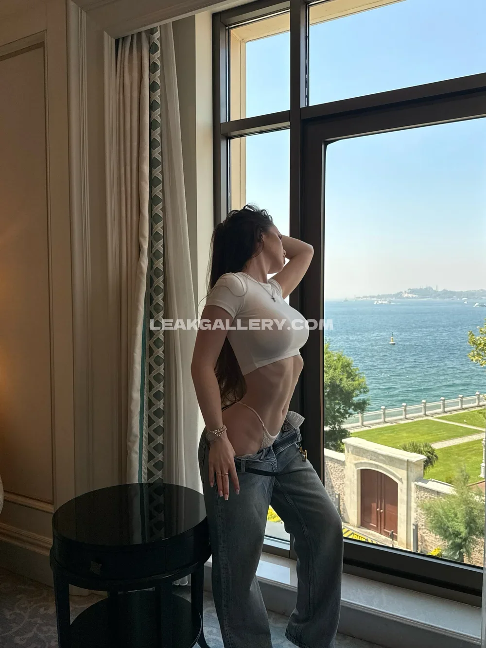 Anastaisime Sheer Top And Jeans OnlyFans Photo Leaked