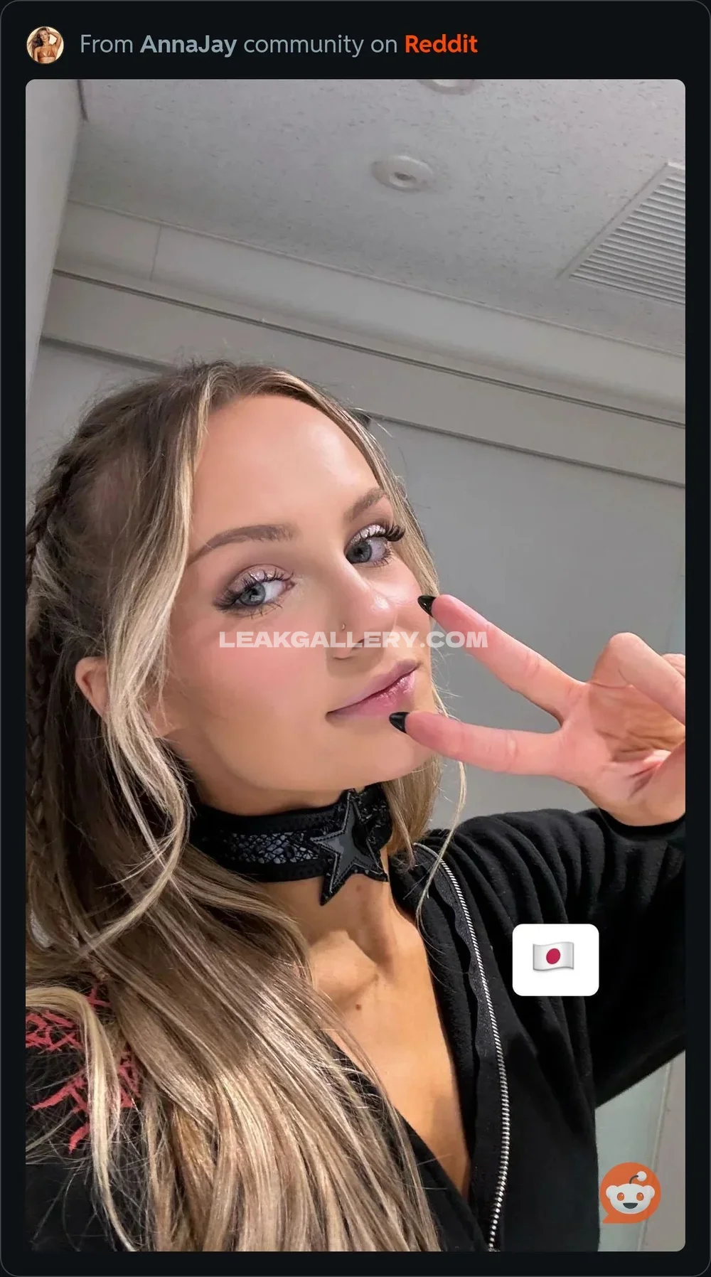Annajay____ Braided Hair Selfie Pose OnlyFans Photo Leaked