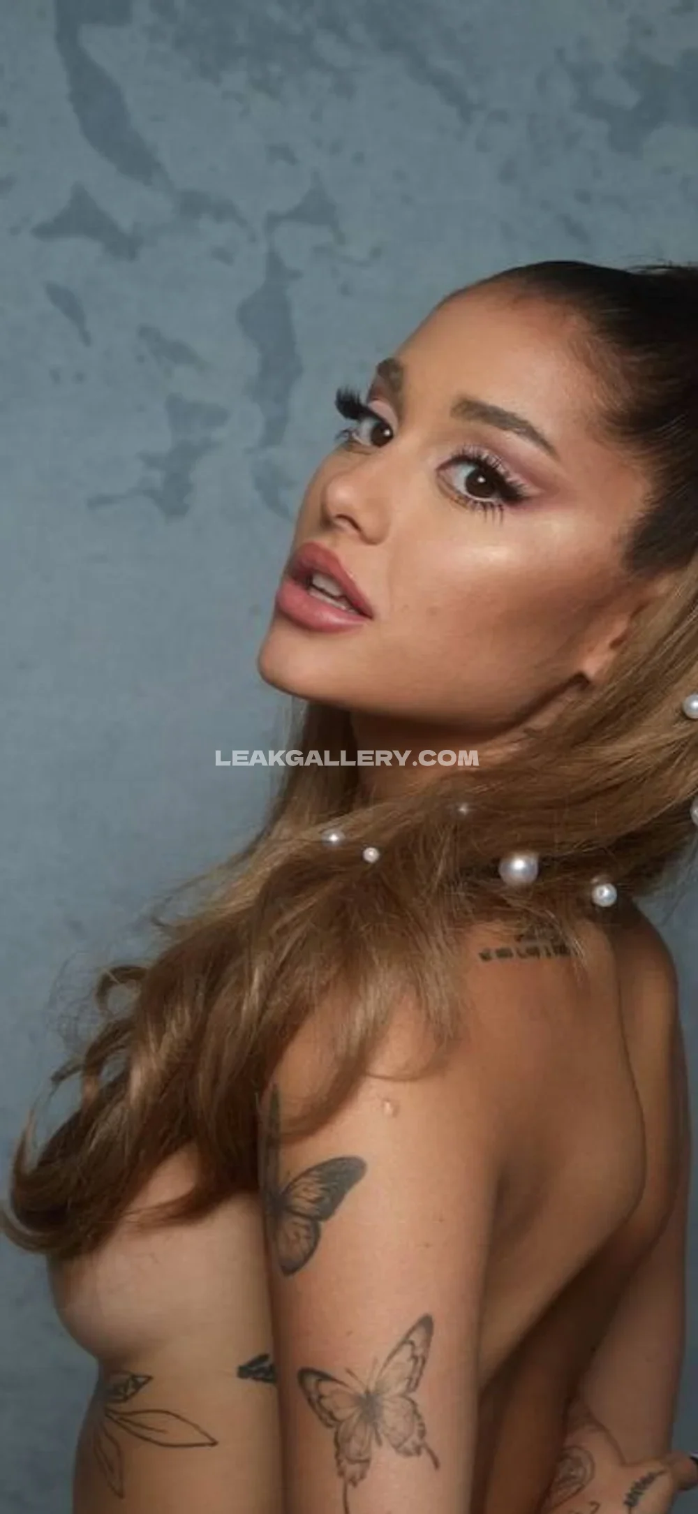 Arianagrande Topless Tattoo Display OnlyFans Photo Leaked
