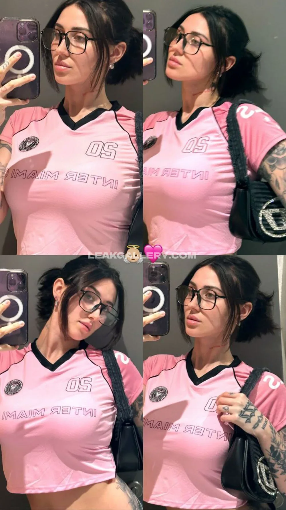 Aylulopez Pink Jersey Mirror Selfie OnlyFans Photo Leaked