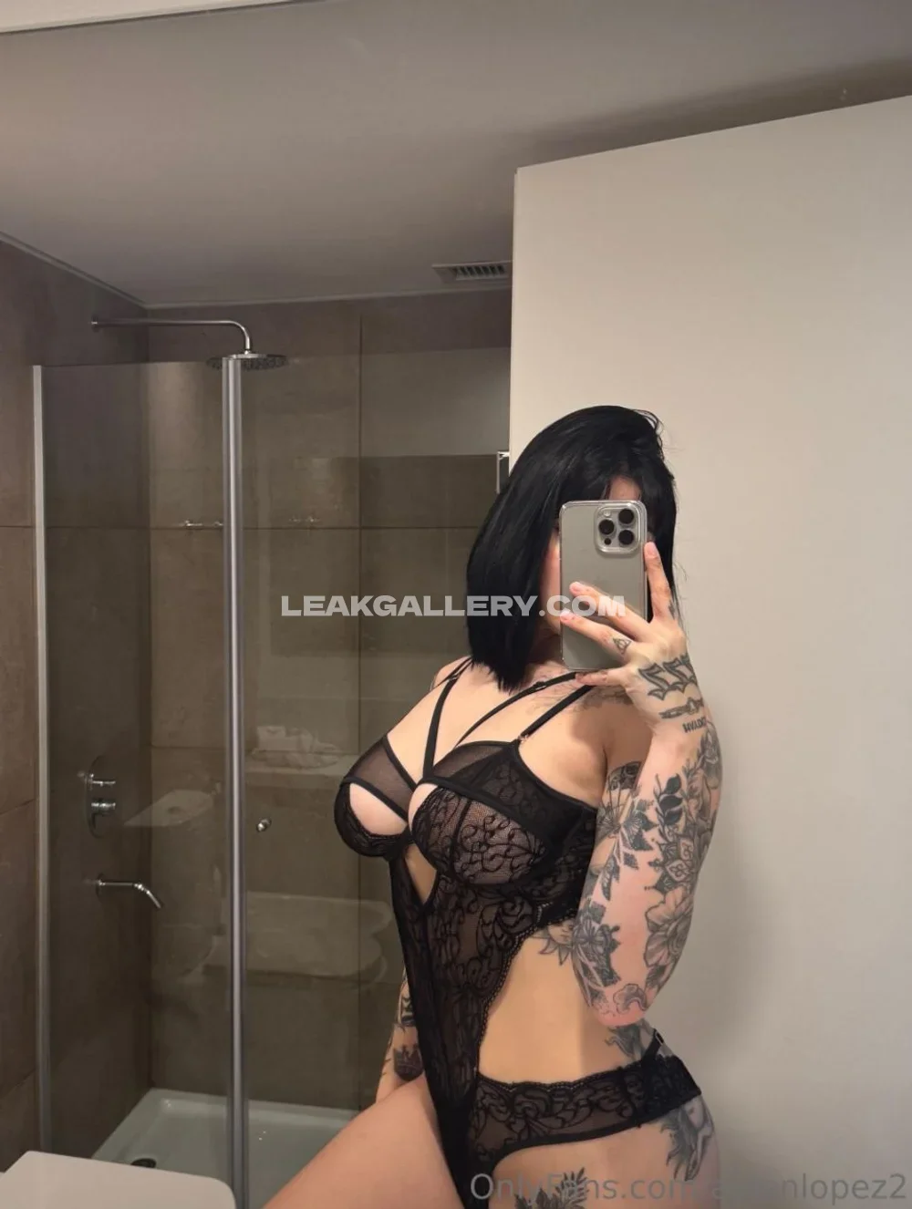 Aylulopez Lace Bodysuit Mirror Selfie OnlyFans Photo Leaked