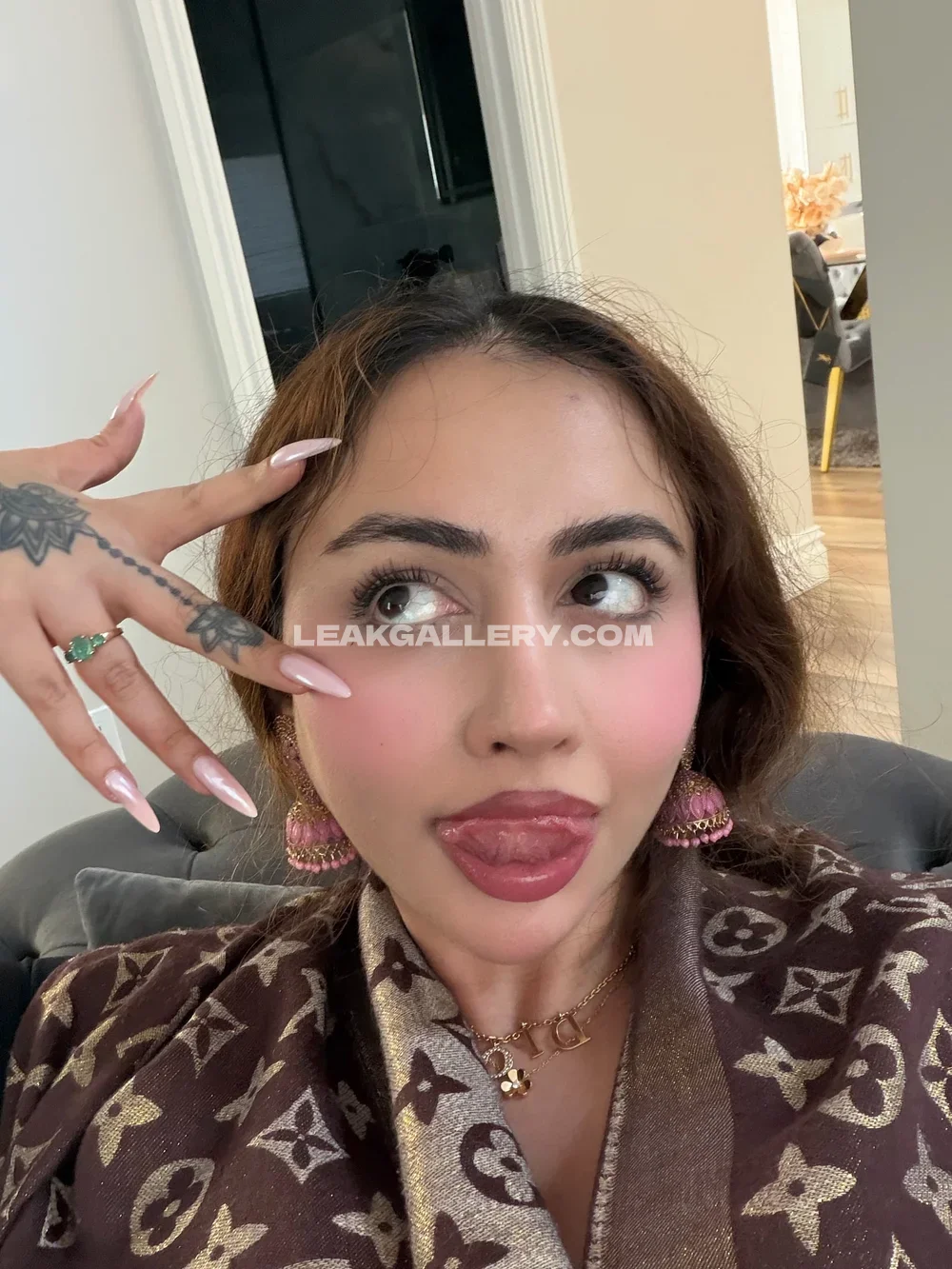 Babydollll Tongue Out Selfie Pose OnlyFans Photo Leaked