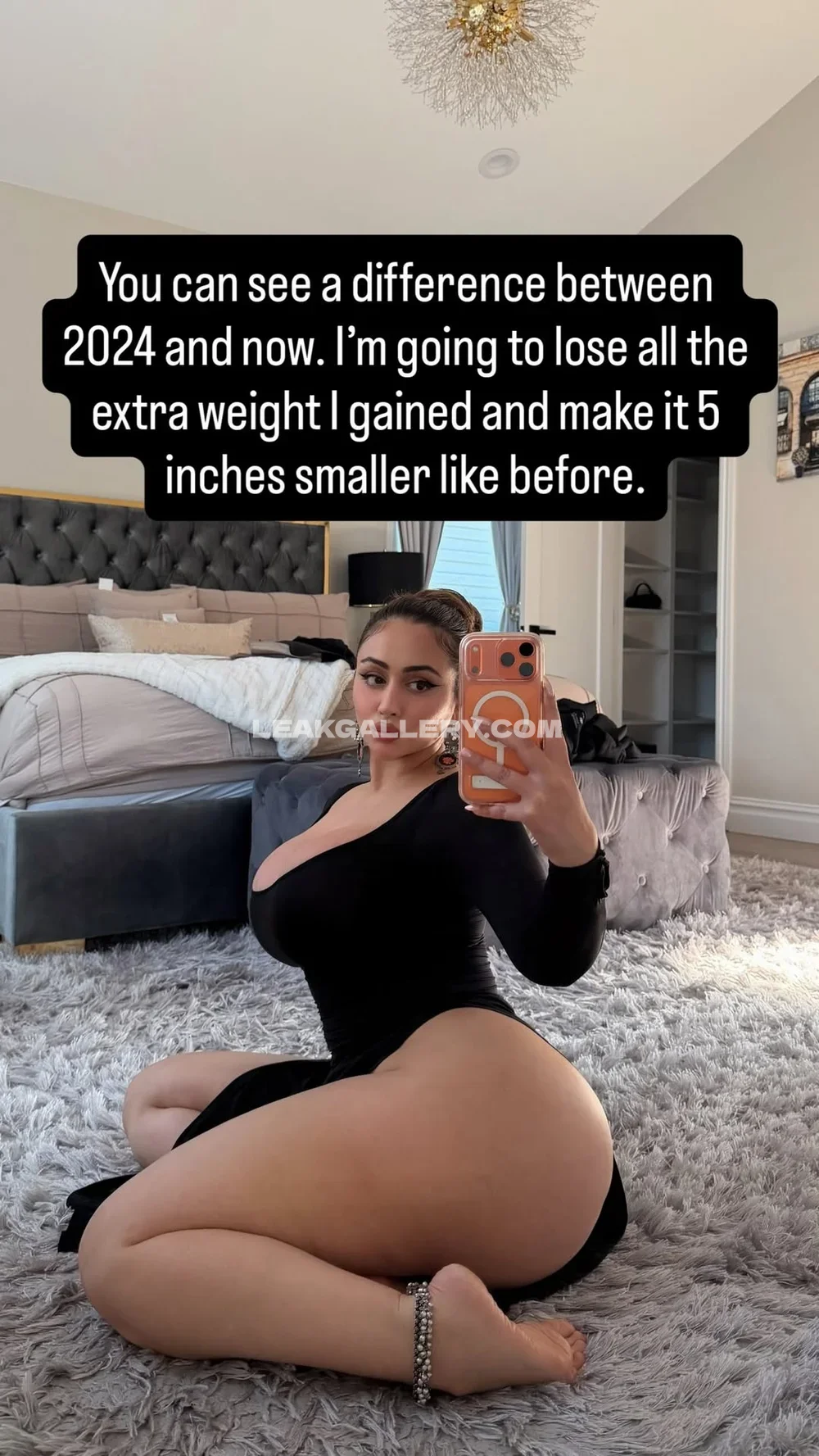 Babydollll Black Bodysuit Ass Pose OnlyFans Photo Leaked