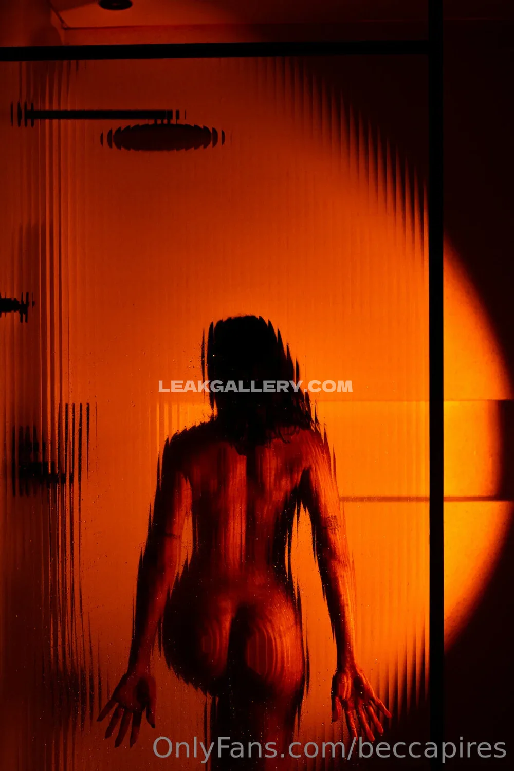Beccapires Naked Shower Silhouette OnlyFans Photo Leaked