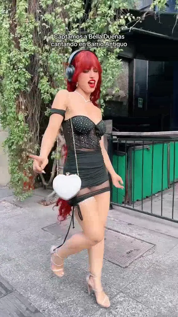 Belladuenas Sheer Black Dress Strut OnlyFans Video Leaked