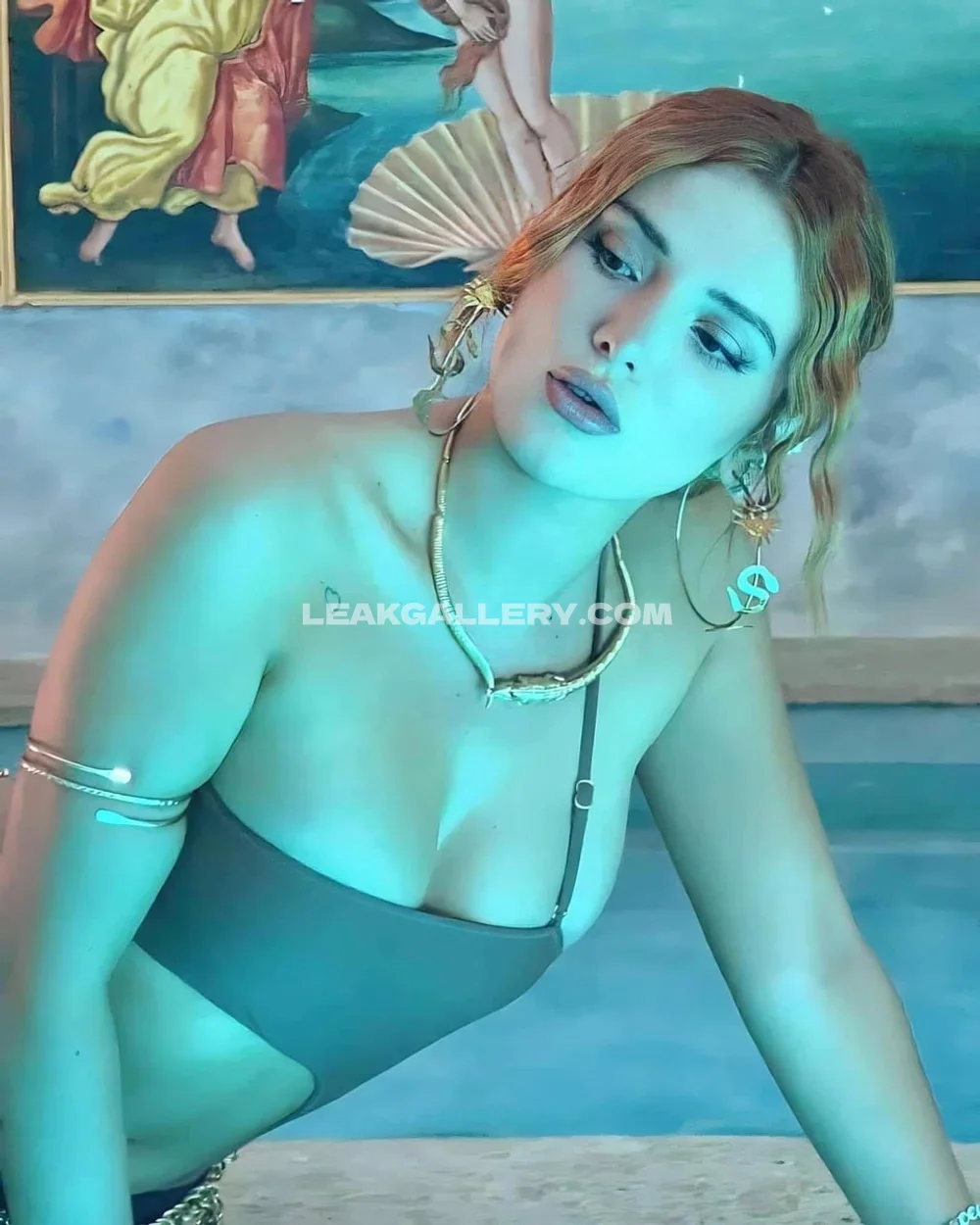 Bellathorne Topless Pose With Jewelry OnlyFans Photo Leaked