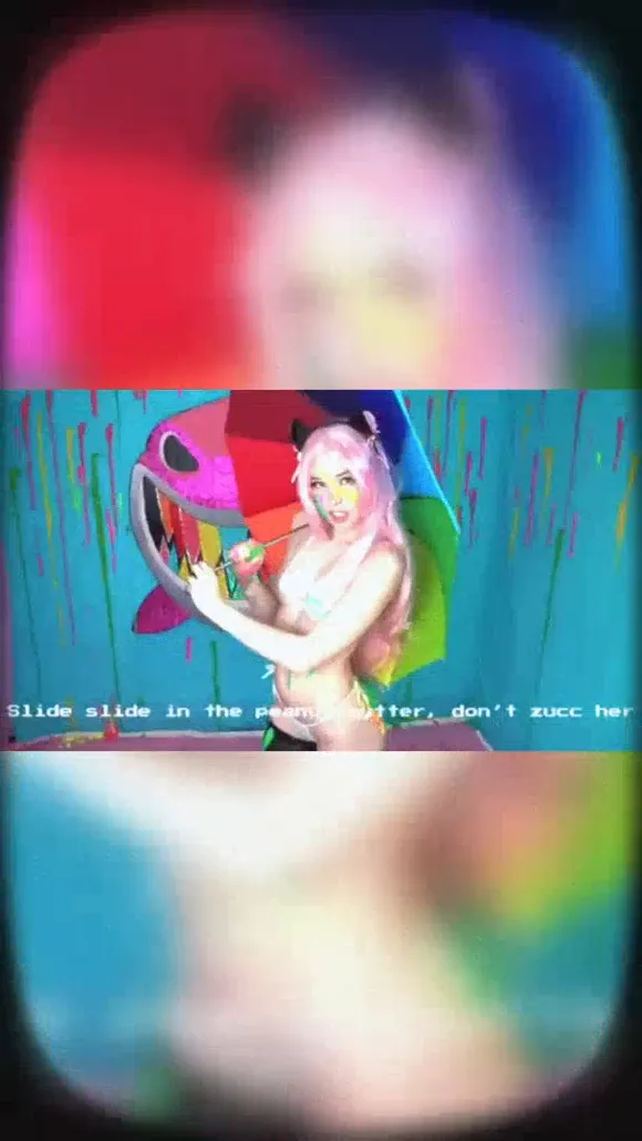 Belle Delphine Pink Hair Bikini Pose OnlyFans Video Leaked