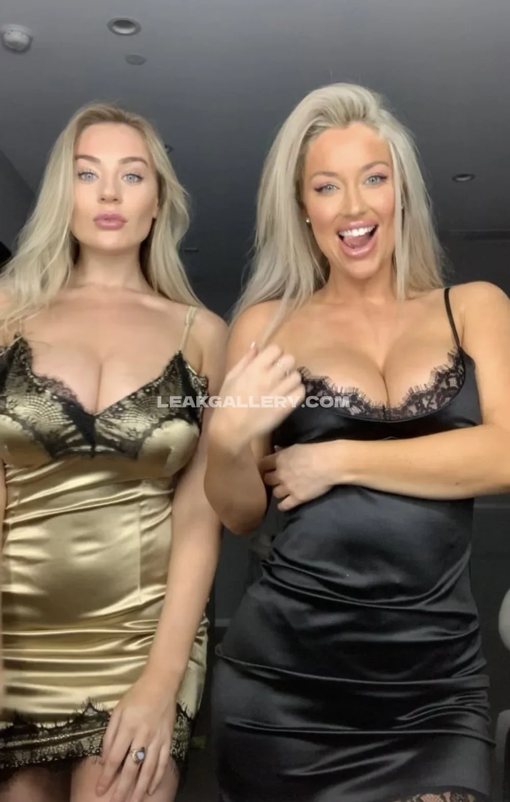 Bethanylilya Silk Lingerie Duo Pose OnlyFans Photo Leaked