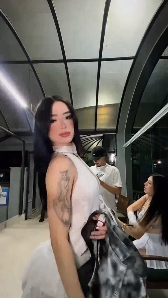 Bianchingrid White Dress Side Pose OnlyFans Video Leaked