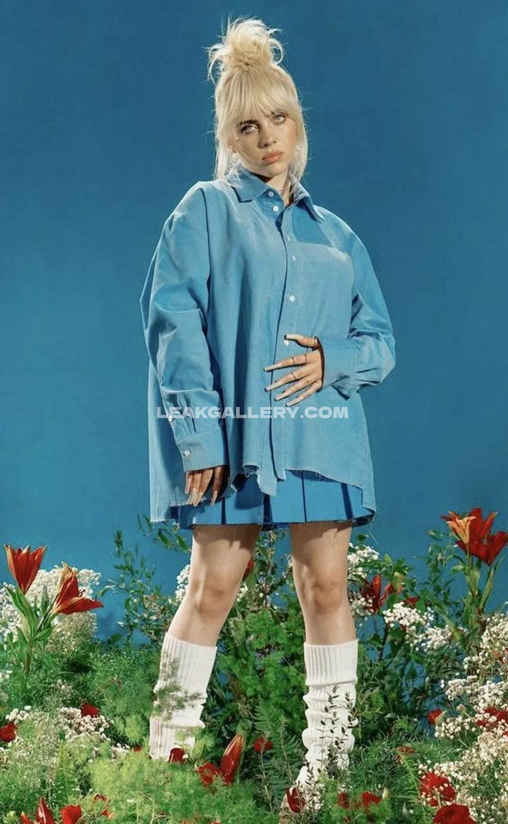 Billie_eilish Full Body Denim Outfit OnlyFans Photo Leaked