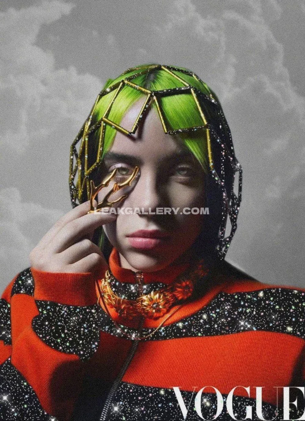 Billie_eilish Green Hair Vogue Cover OnlyFans Photo Leaked