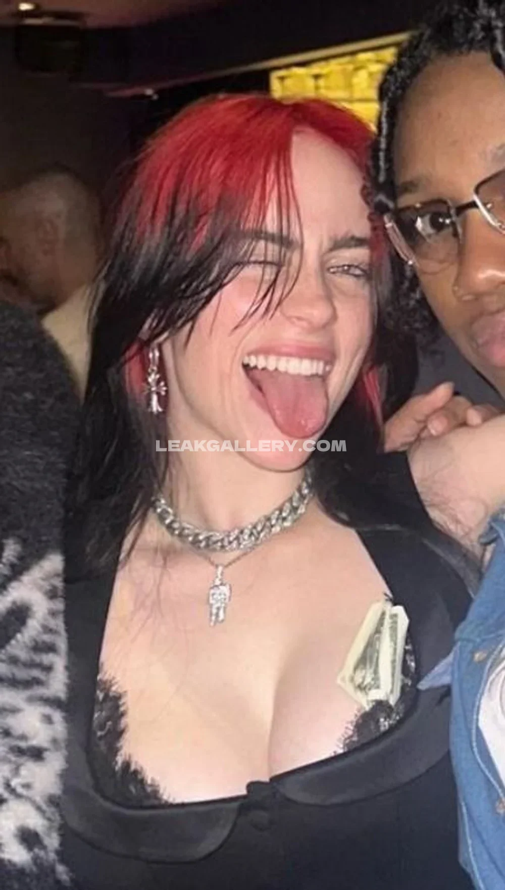 Billie_eilish Red Hair Tongue Out OnlyFans Photo Leaked