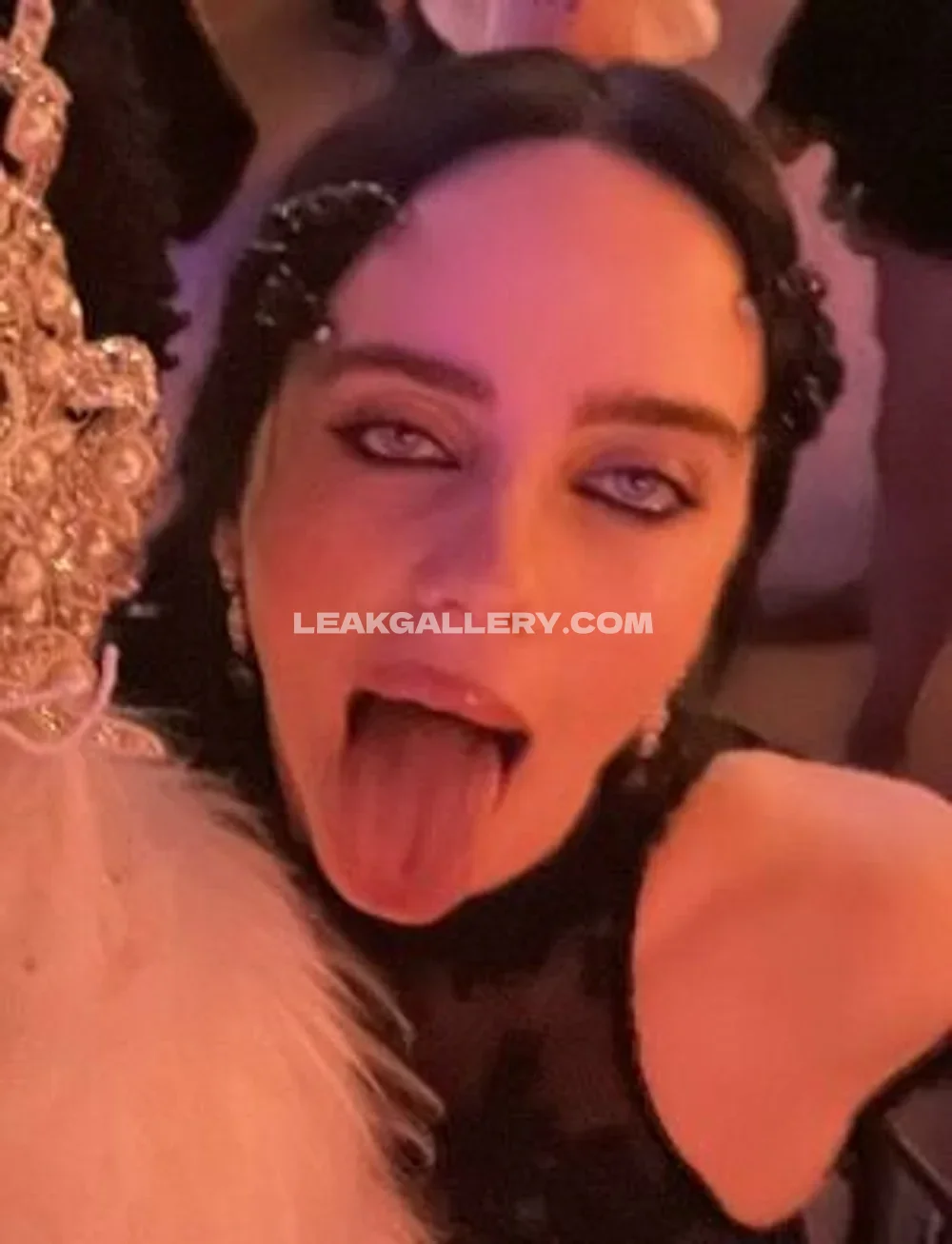 Billie_eilish Tongue Out Party Pose OnlyFans Photo Leaked