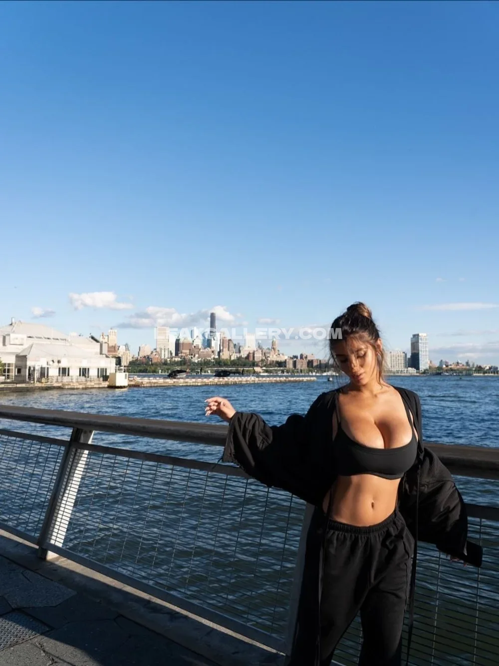 Bufalika Black Sports Bra Display OnlyFans Photo Leaked
