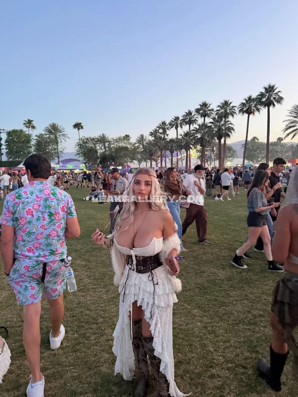 Bufalika Festival Ruffle Dress Pose OnlyFans Photo Leaked