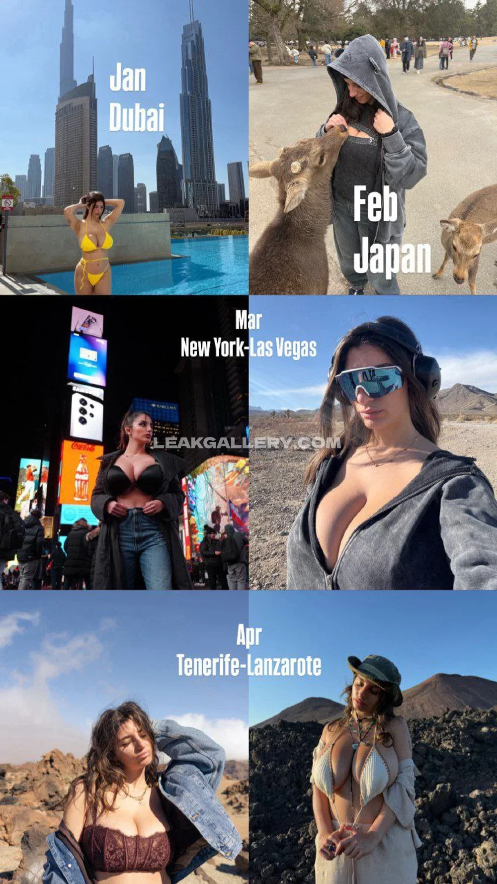 Bufalika Bikini Top Travel Montage OnlyFans Photo Leaked