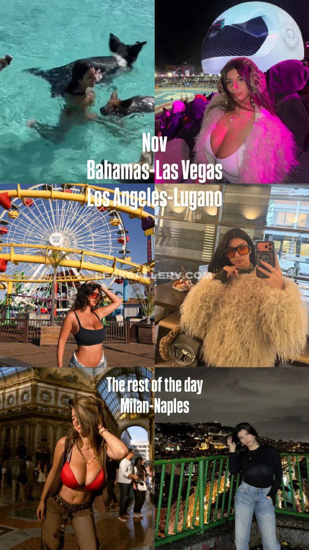 Bufalika Multiple Outfits Travel Montage OnlyFans Photo Leaked