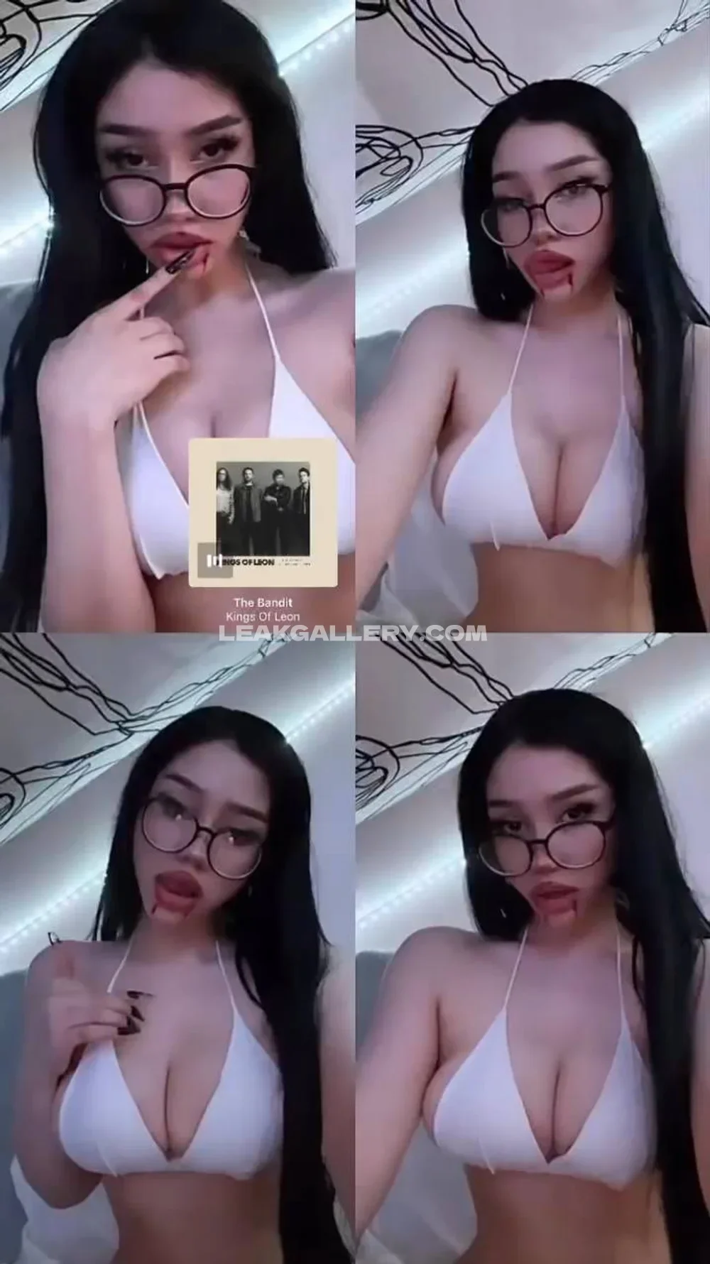 Bunnitraphouse White Bikini Tease OnlyFans Photo Leaked