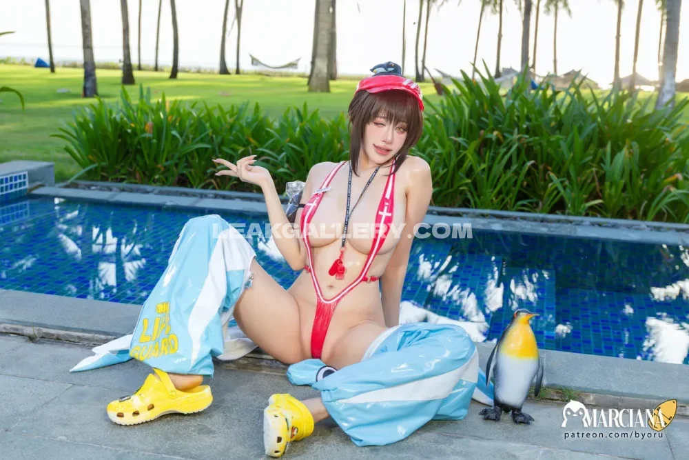 Byoruu Lifeguard Suit Poolside Pose OnlyFans Photo Leaked
