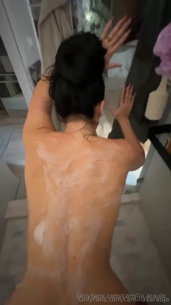 Camillaaraujo Naked Back In Shower OnlyFans Video Leaked