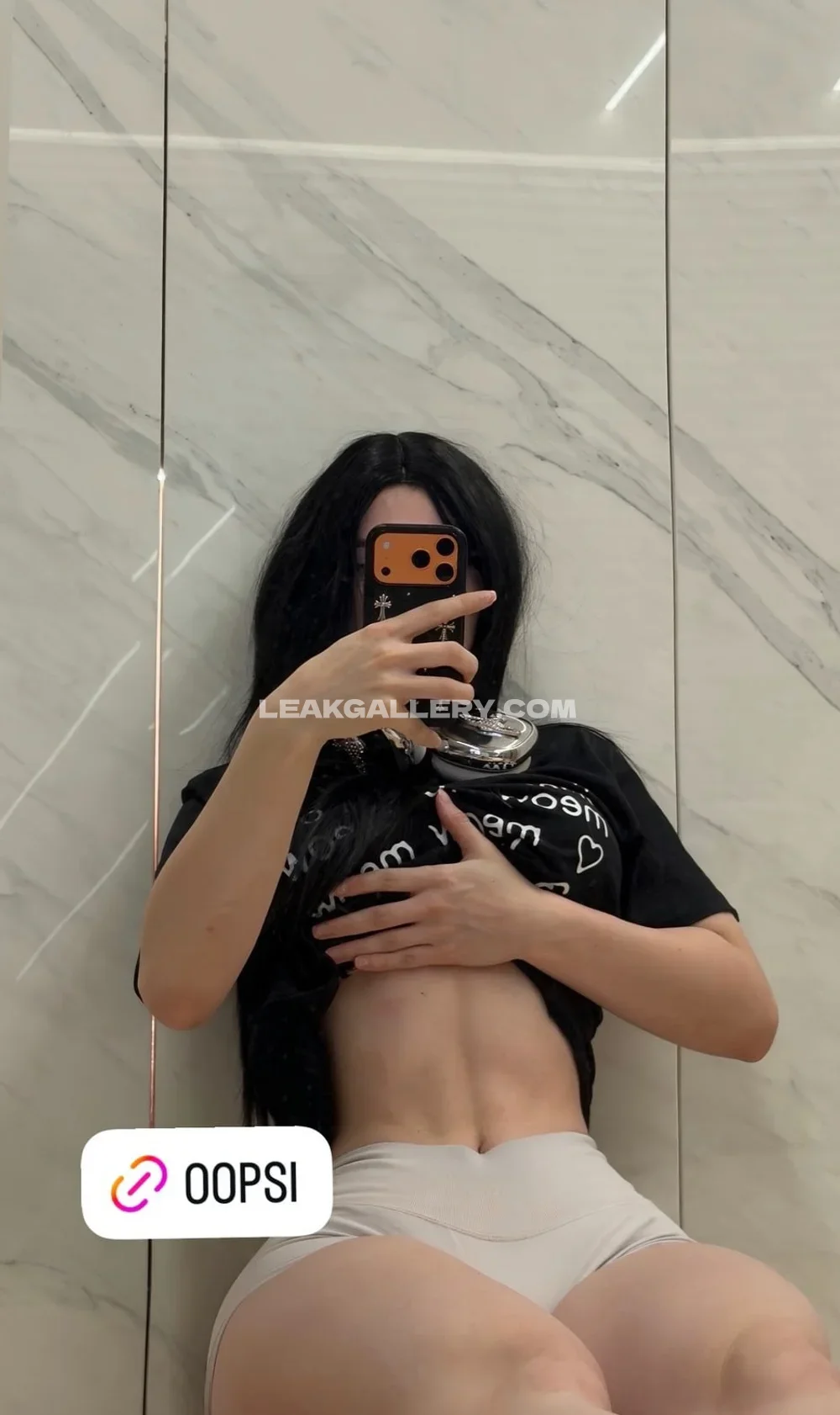 Cherryxft Topless Mirror Selfie OnlyFans Photo Leaked