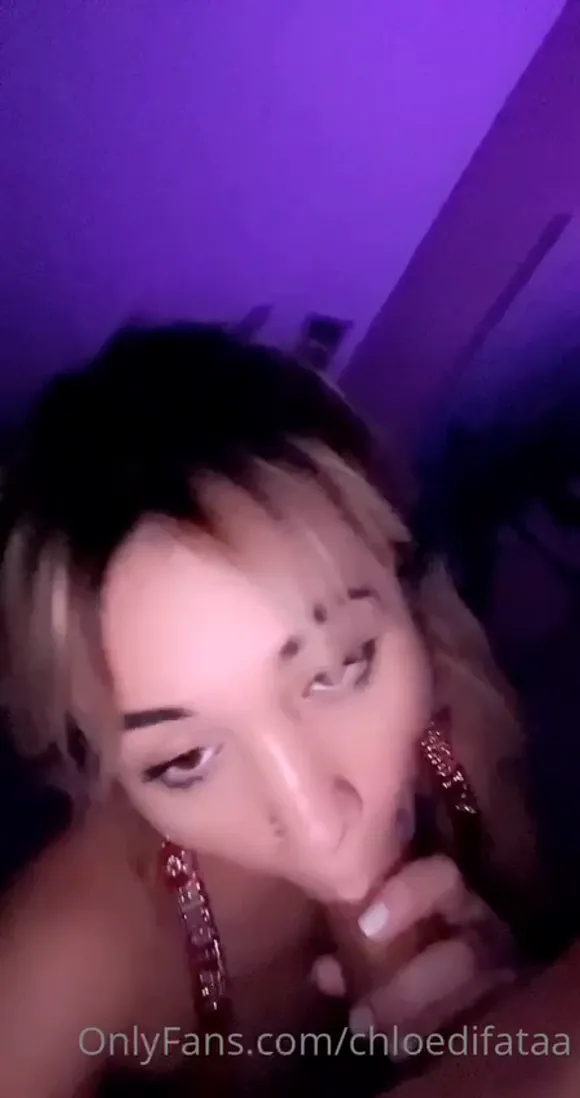 Chloedifataa Oral Sex Tease OnlyFans Video Leaked