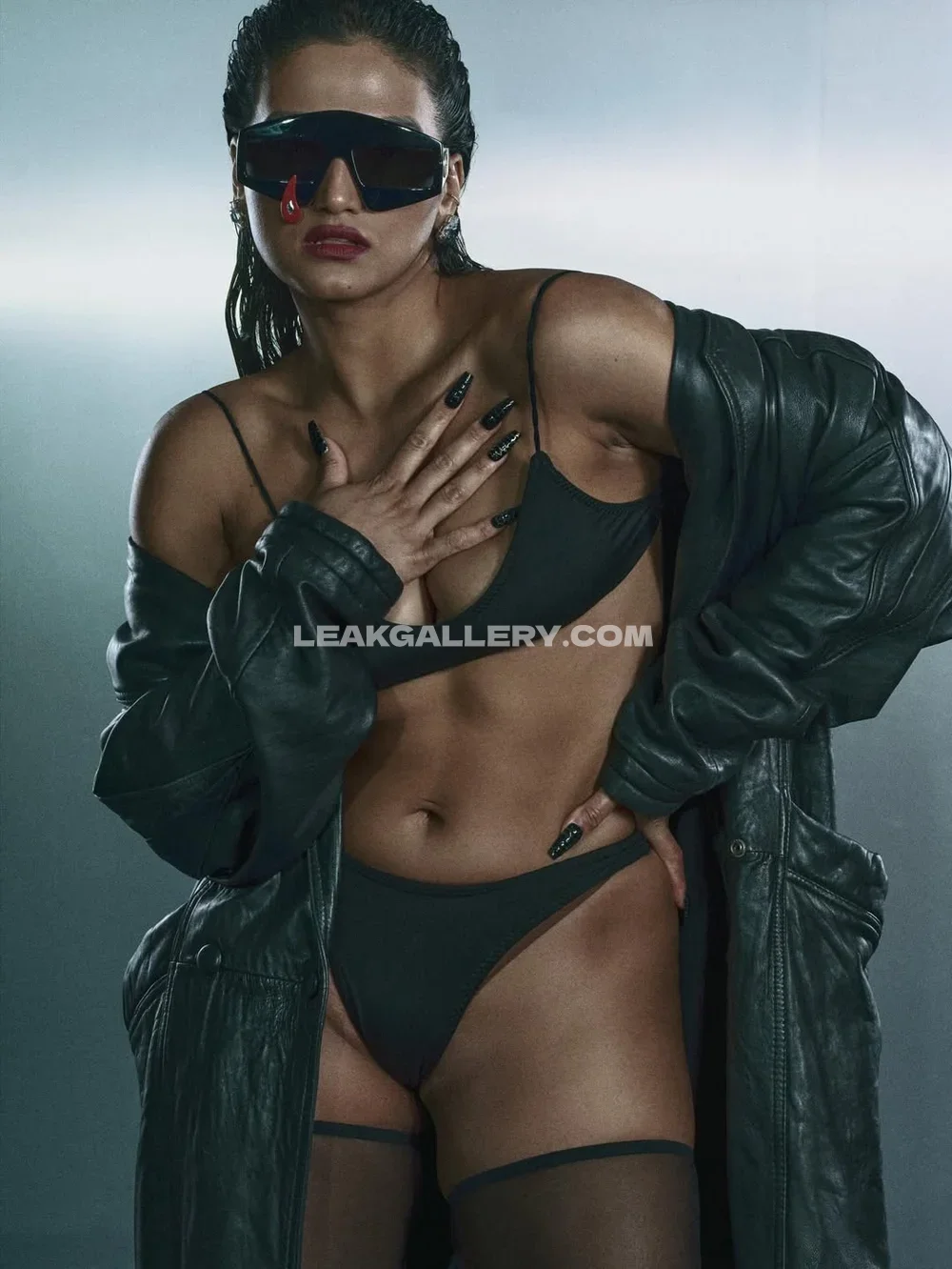 Constanceangel Leather Jacket Tease OnlyFans Photo Leaked