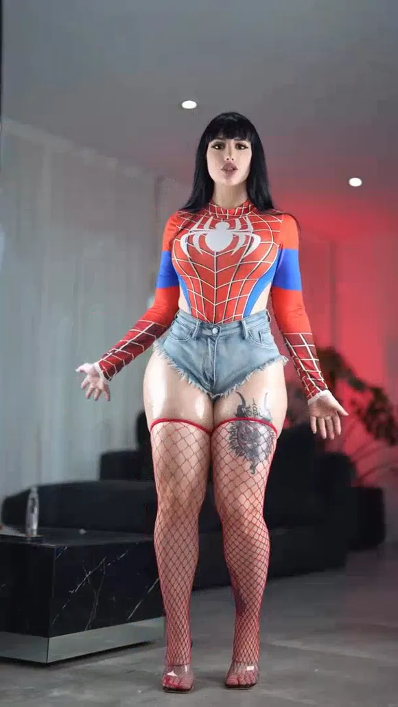 Demon_mika Spiderman Bodysuit Tease OnlyFans Video Leaked
