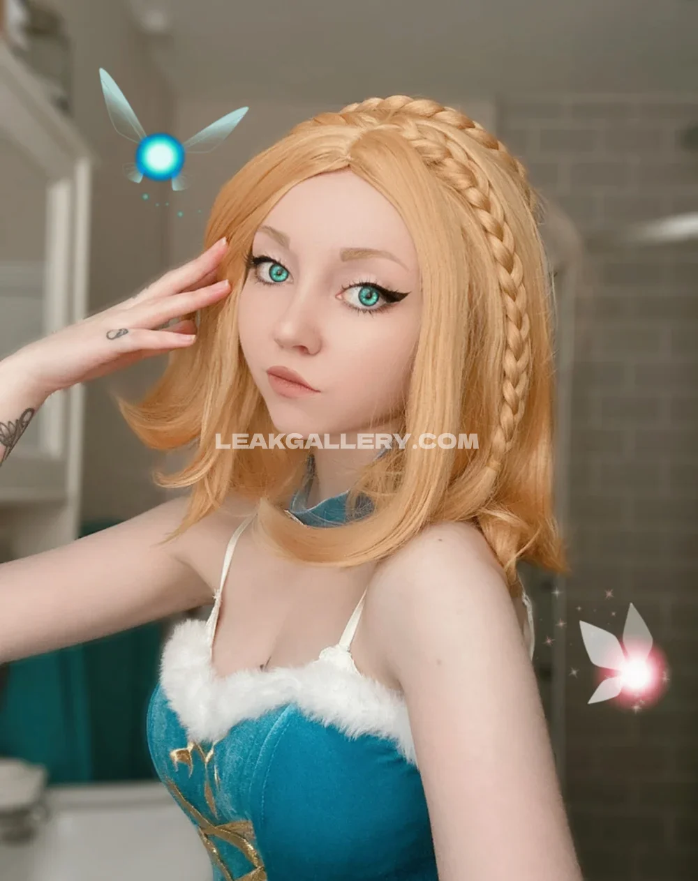 Denkachus Braided Hair Cosplay Pose OnlyFans Photo Leaked
