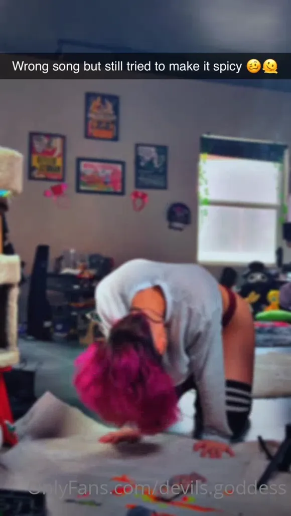 Devils.goddess Bent Over Ass Display OnlyFans Video Leaked