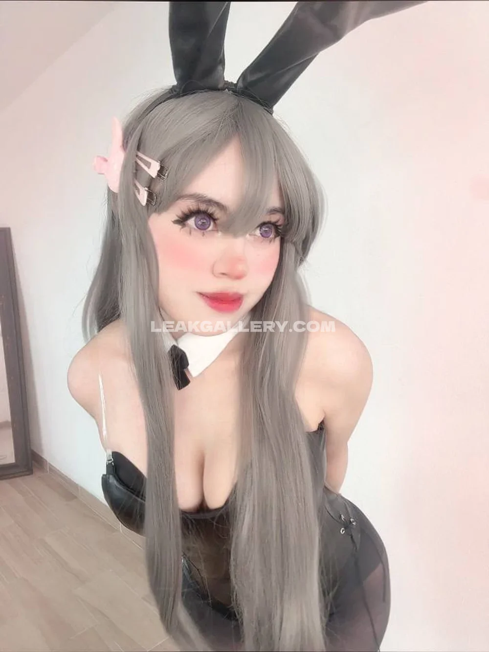 Elfribrain Bunny Ears Latex Bodysuit OnlyFans Photo Leaked
