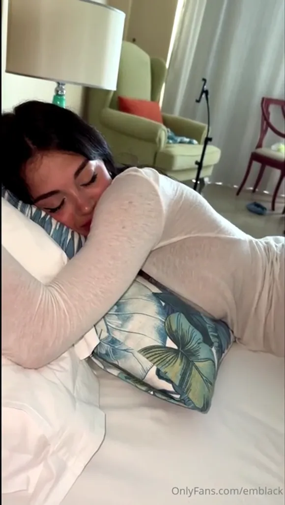 Emilyblack Sleeping In White Top OnlyFans Video Leaked