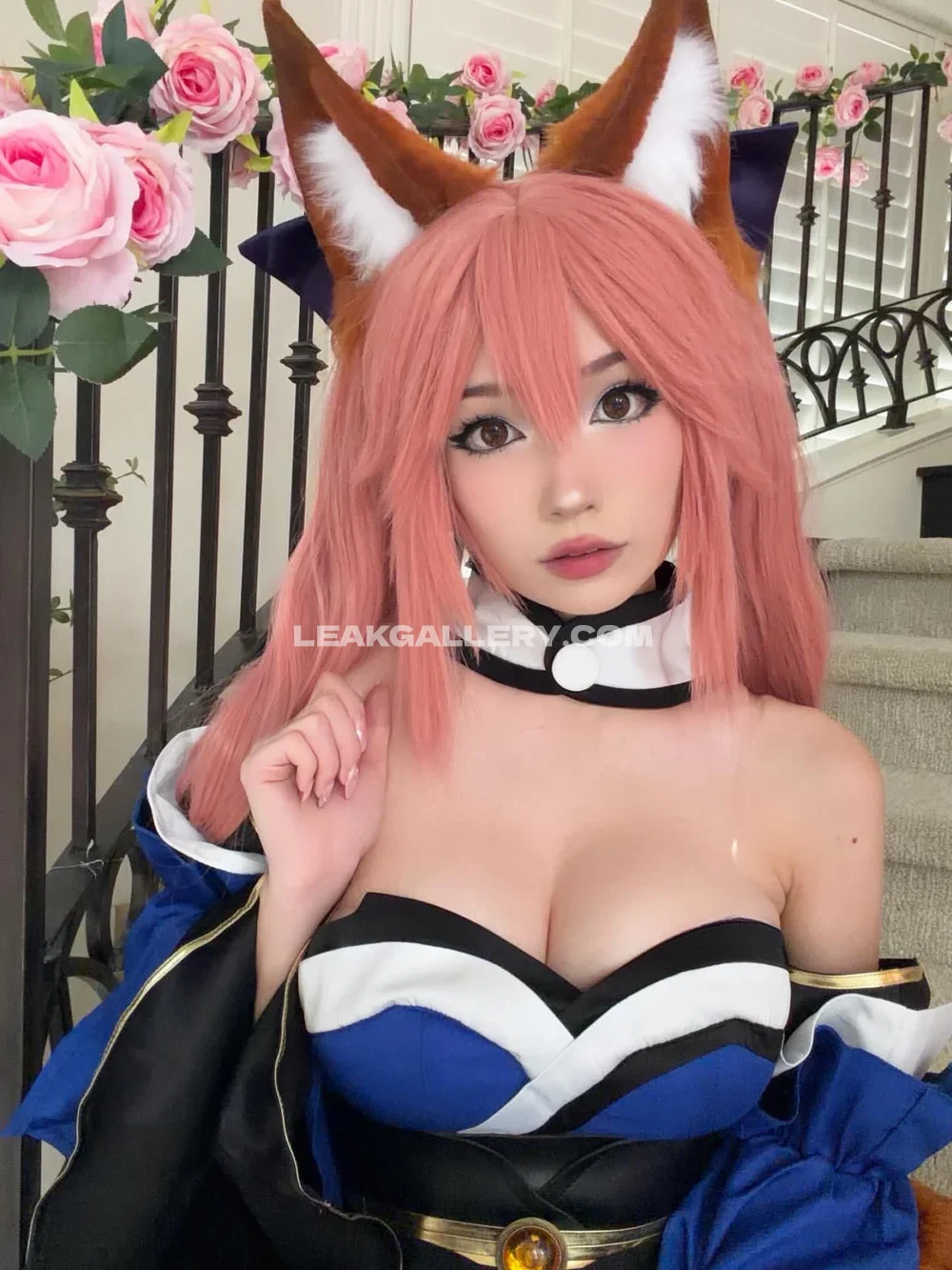 Emiru Fox Ears Cosplay Pose OnlyFans Photo Leaked
