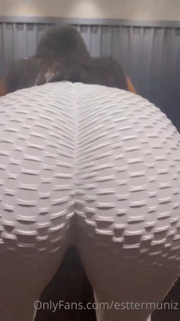 Esttermuniz Tight White Leggings Ass OnlyFans Video Leaked