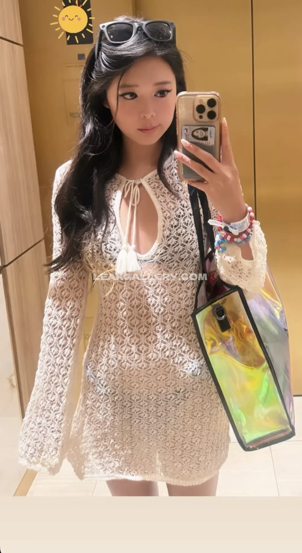 Extra Emily Lace Coverup Mirror Selfie OnlyFans Photo Leaked