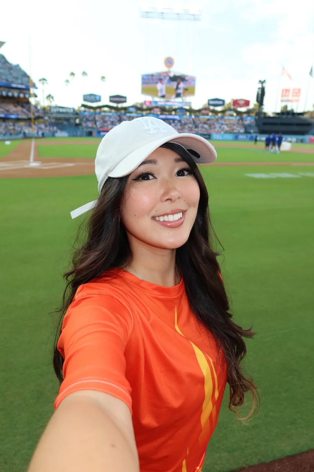 Extra Emily Baseball Field Selfie OnlyFans Photo Leaked